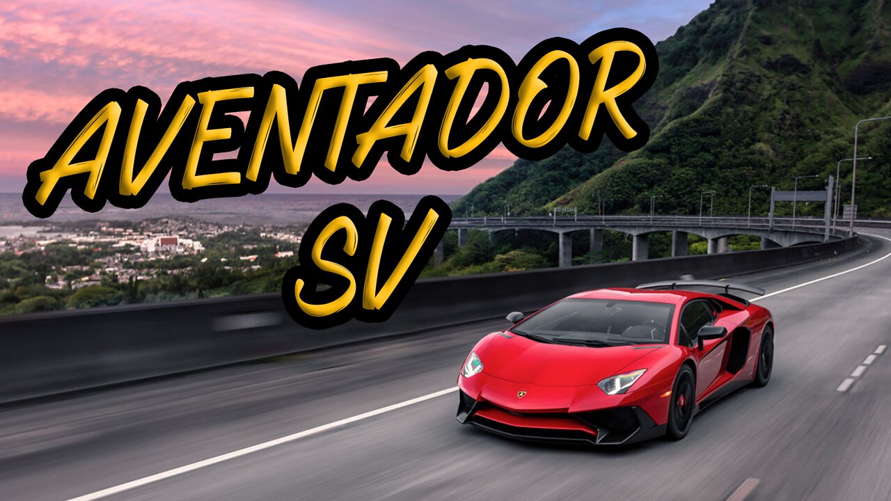 Lamborghini Aventador SV - Forza Horizon 5 | G27