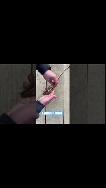 Best Knots: TARBUCK KNOT. Follow along. #shorts #knots