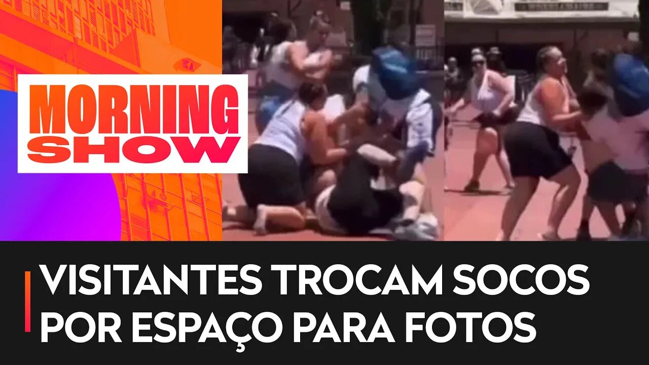 Treta na Disney: briga em parque de diversão gera grande confusão