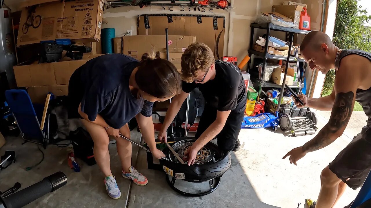 How to Change Your Own Motorcycle Tires!