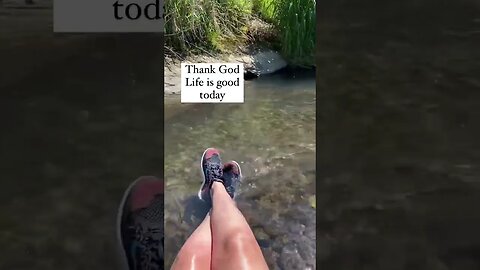 #thankgod #lifeisgood #summer #summervibes #skoolielife #thankful #sun #sunshine #creek