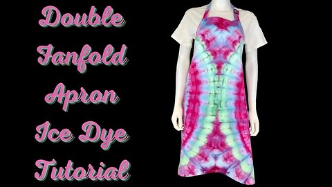 Tie-Dye Designs: Double Fanfold Apron Ice Dye
