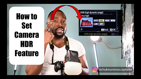 Photography tutorial | How to set your camera's High Dynamic Range (HDR)