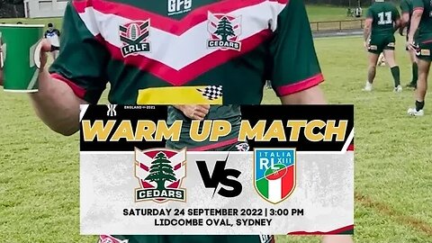 Mic'd Up | Rugby League | Lebanon VS Italy