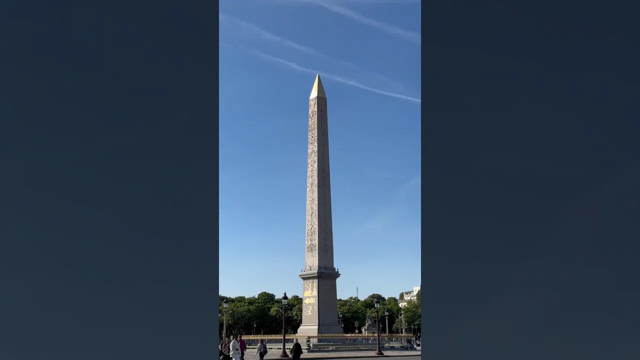 The Luxor Obelisk in Paris #shorts