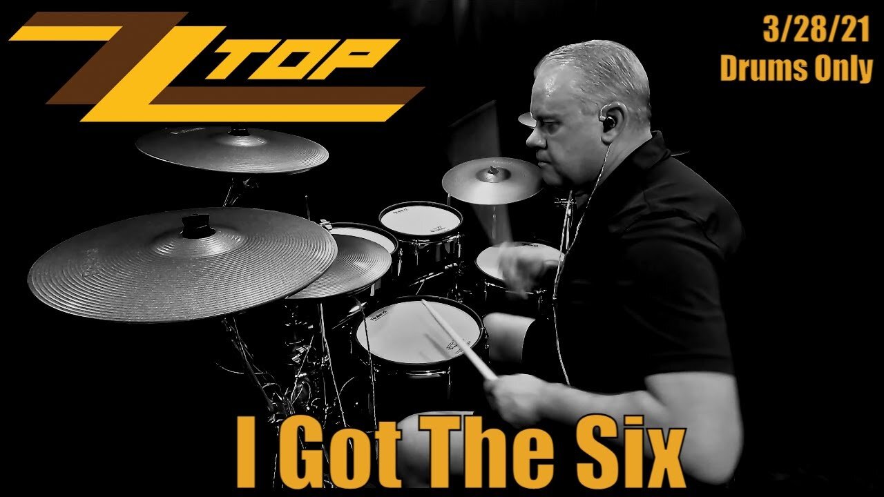 ZZ Top - I Got the Six - Drums Only #ZZTOP