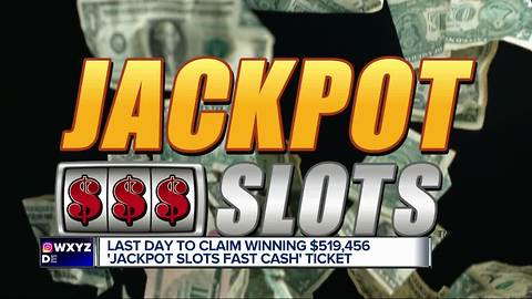 Claim the $500K Jackpot Slots Fast Cash ticket bought in Detroit last year