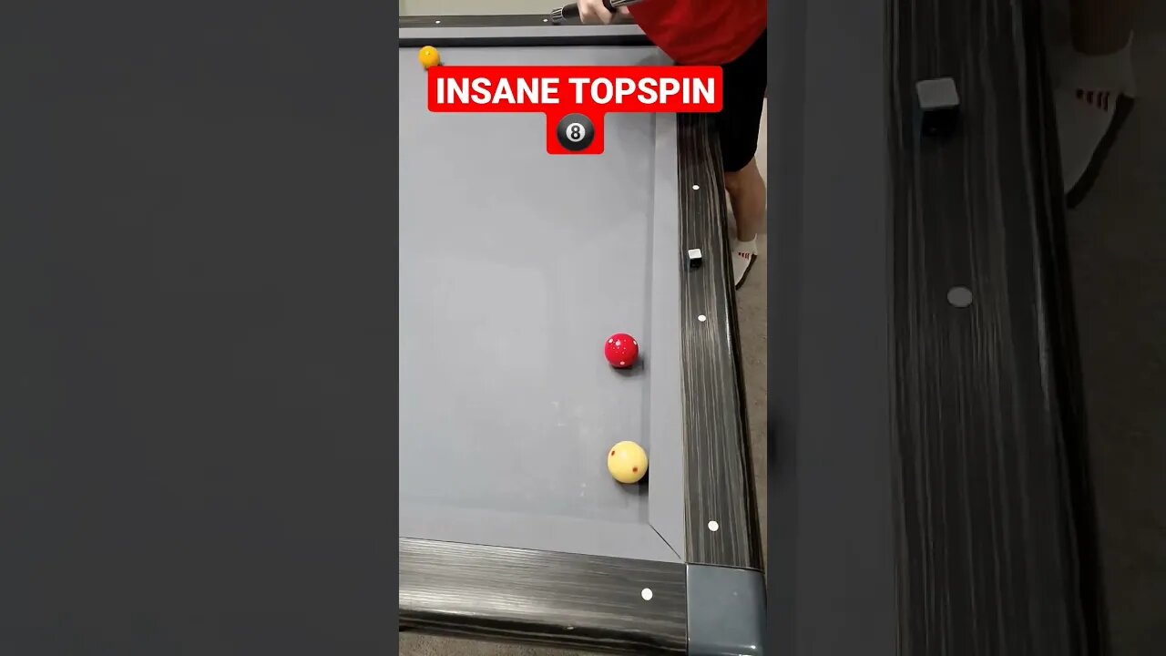 AMAZING TOPSPIN Fouette in SLOMO! ⚪🔴 #shorts #8ballpool