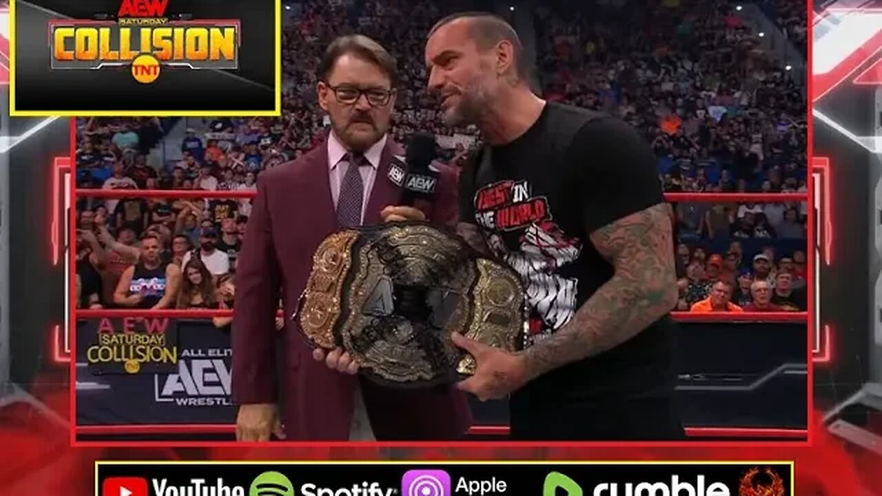 THE REAL AEW CHAMPION CM PUNK : OFF THE CUFF