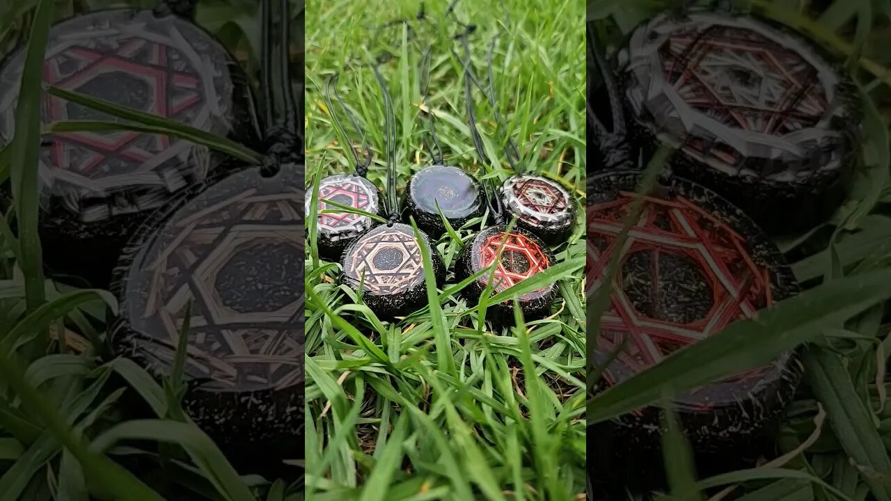 NEW* Orgonite Vortex Coil Pendants - Star of David- Increased Lifeforce Energy🔴🟠🟡🟢🔵🟣⚪️ Links Below⬇️