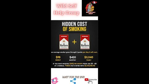 🔥Hidden cost of smoking🔥#shorts🔥#viralshorts🔥#motivation🔥#wildselfhelpgroup🔥