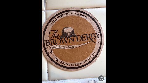 A Trip To The Brown Derby