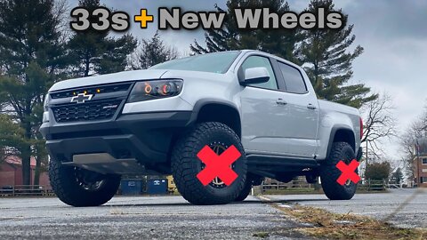 New Colorado ZR2 Wheels and 33" Tires - PERFECT FITMENT