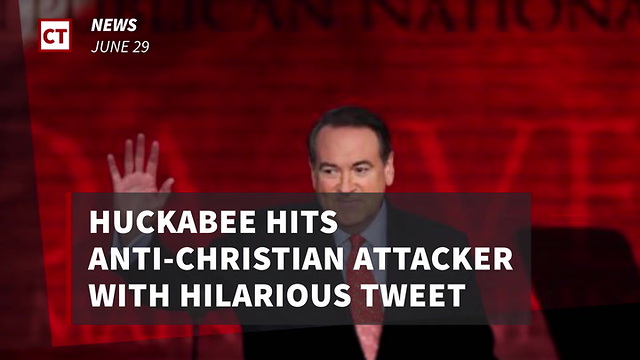 Huckabee Hits Anti-christian Attacker With Hilarious Tweet