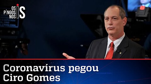 Defensor do isolamento radical, Ciro está com a Covid-19