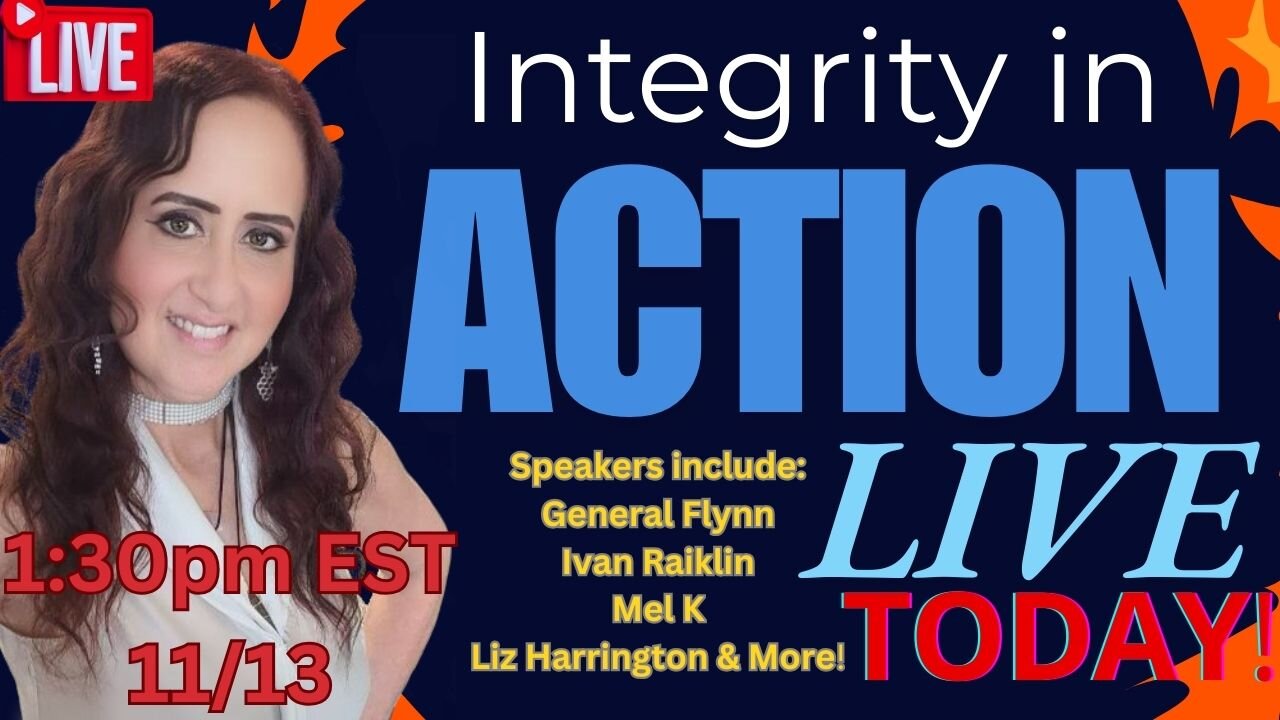 LIVE TODAY 10:30am PST - Integrity in Action - Join Us & Show Your Support!