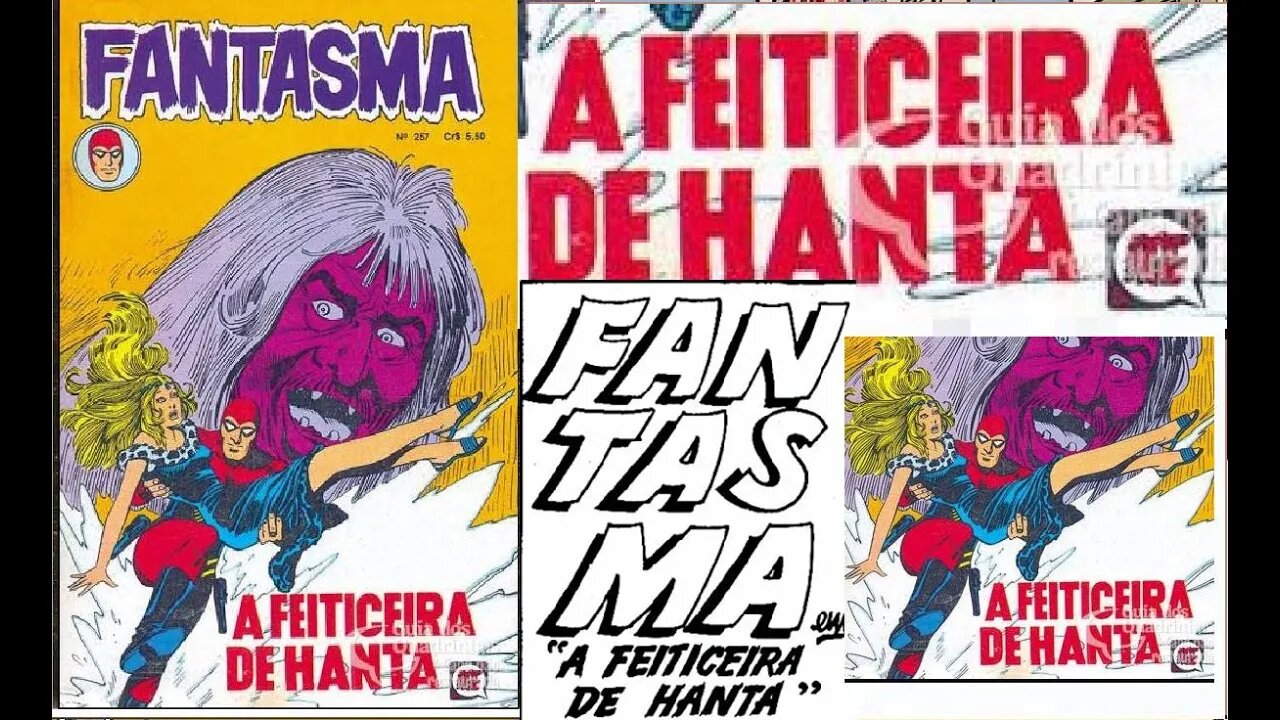O FANTASMA 110 E A FEITICEIRA DE HANTA #museudogibi #gibi #quadrinhos #comics #historieta
