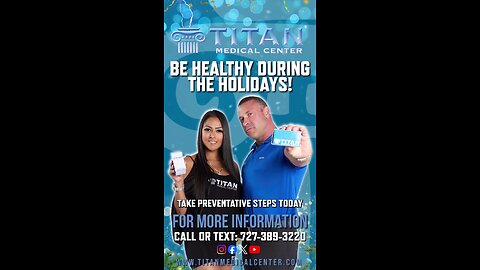 #TitanMedical can help you stay healthy for the holidays