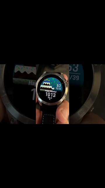 Birthday Surprise by Garmin...