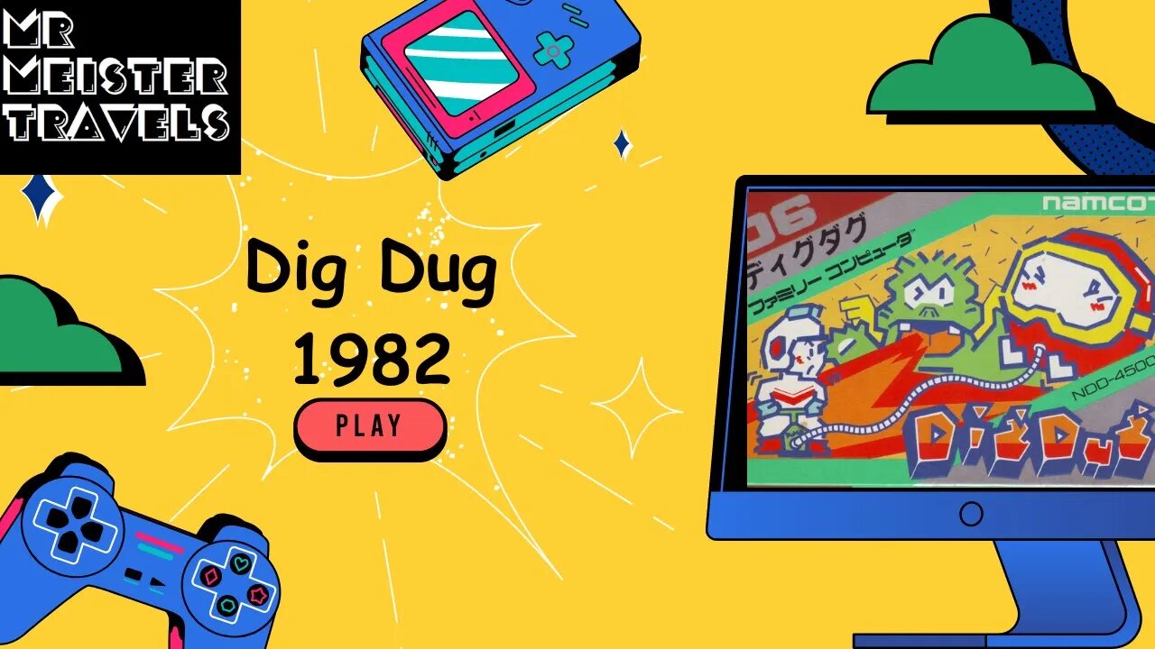 Dig Dug 1982 | MEISTERS RETROS