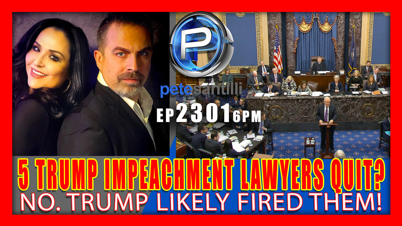 EP 2301-6PM 5 TRUMP LAWYERS "QUIT"? NO. TRUMP FIRED THEM FOR WANTING TO COVER UP ELECTION FRAUD