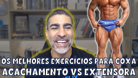 Os melhores exercícios para coxa: agachamento vs extensora