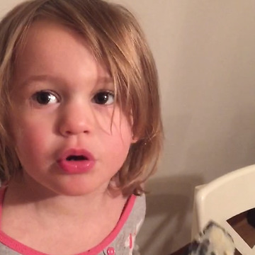 Cute Girl Unwilling To Give Up The Licking Spoon