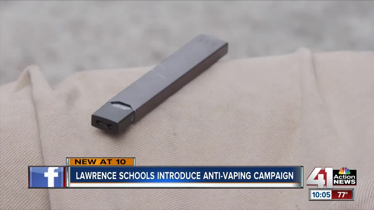 Lawrence schools introduce anti-vaping campaign