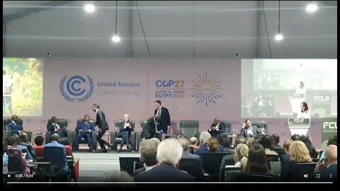 英國首相匆匆離開COP27，不知道為什麼。