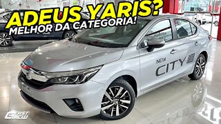 NOVO HONDA CITY EXL SEDAN 1.5 FLEX 2022 VALE MAIS A PENA DO QUE TOYOTA YARIS XS?