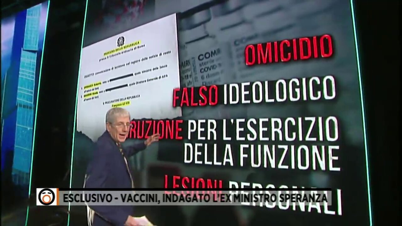 Vaccini e bugie: indagato l'ex ministro Speranza - Fuori dal Coro 22/11/2023