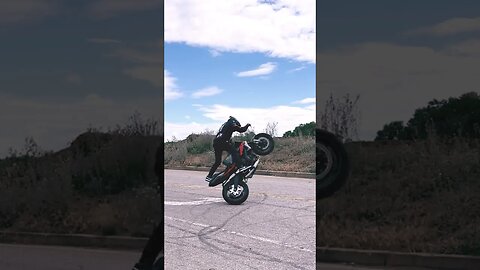 Ernie Vigil Standing Wheelie No Hands #summerloadingwithyoutube #shorts #stuntman