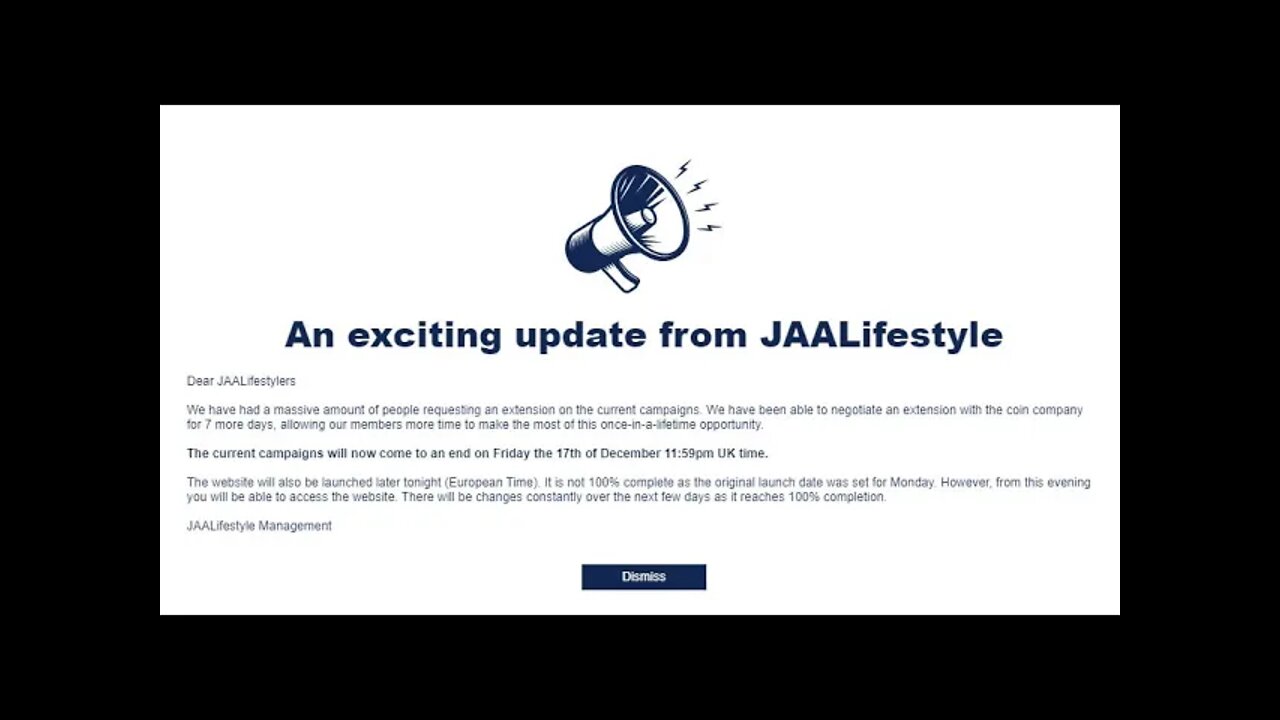 Jaalifestyle 10th Dec newsletter