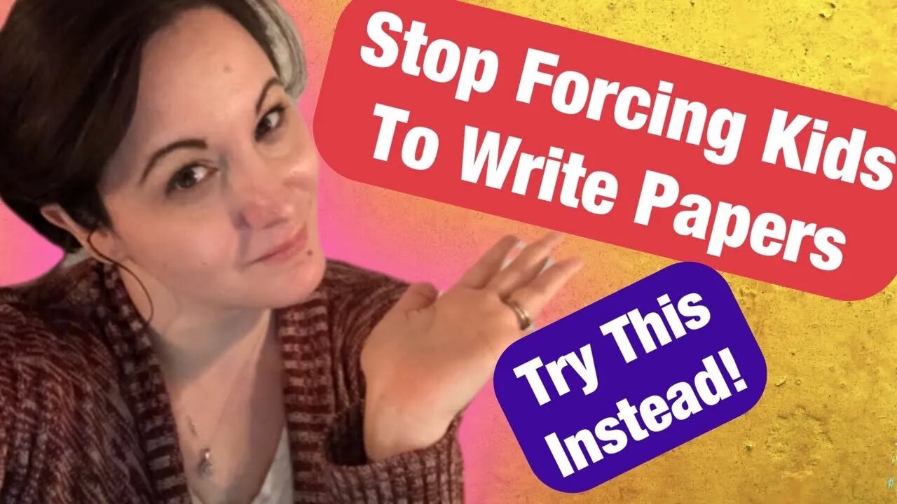 Easy Way To Teach Writing / Homeschool Writing Lessons / Help for Struggling Writers