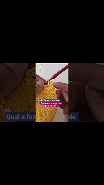 Qual a forma correta de contornar a peça com ponto baixo?