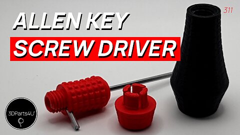 🔧 3D Printed Tools - Universal Allen Key - 3D Printed Screwdriver - 3D Printed Hacks