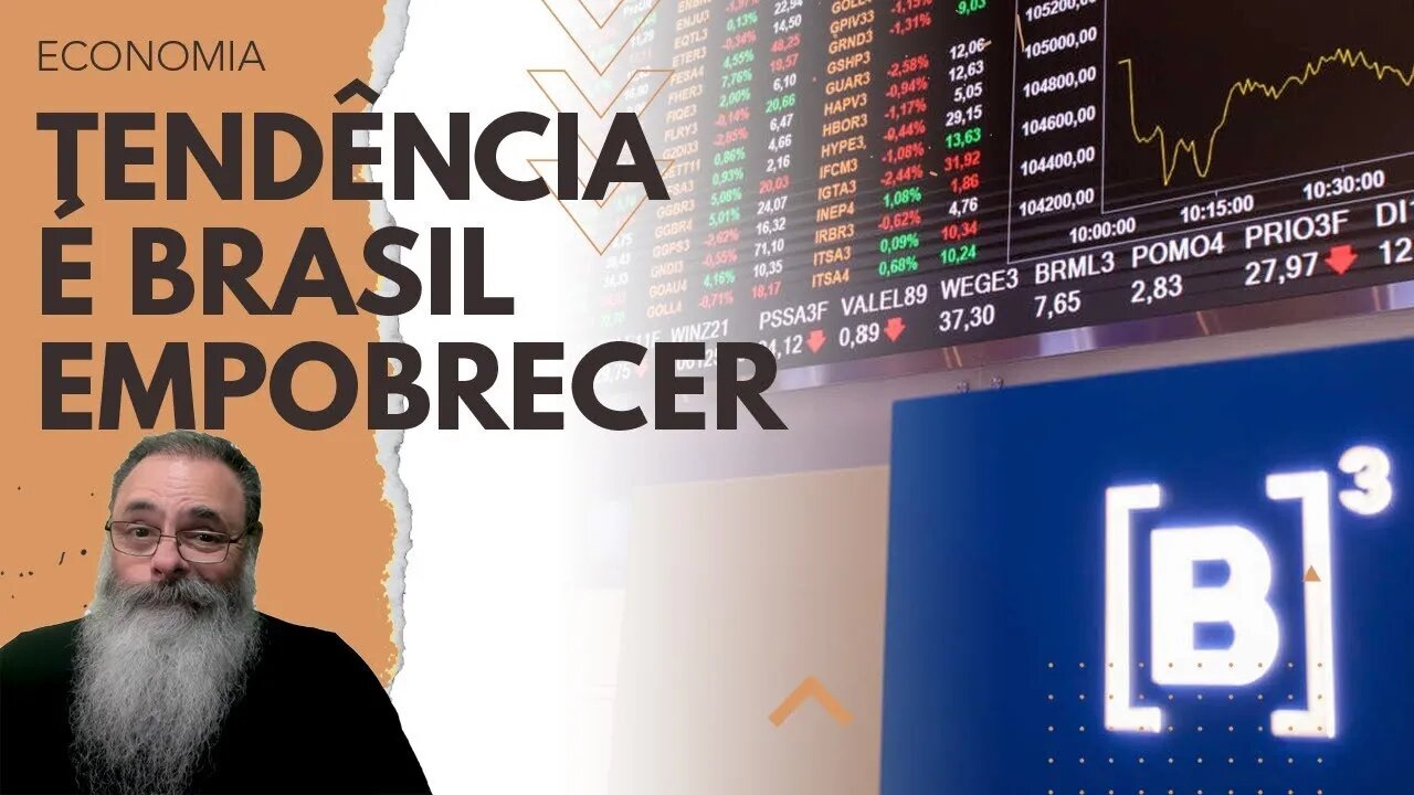 INVESTIDORES tiram 2,5 BILHÕES da BOLSA BRASILEIRA e a EXPLICAÇÃO é SIMPLES: PAÍS tende à POBREZA