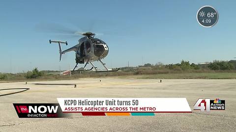 KCPD Helicopter Unit celebrating 50 years