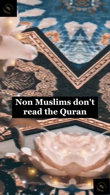 Non muslim don’t read the quran