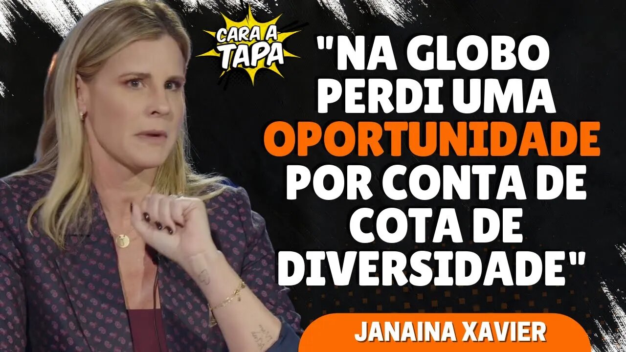 JANAÍNA XAVIER DIZ QUE GLOBO DÁ PREFERÊNCIA À DIVERSIDADE AO TALENTO E RESULTADOS