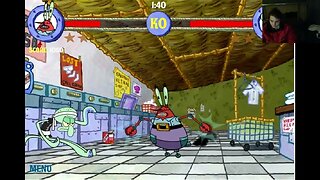 Mr Krabs Robot VS Squidward In A Nickelodeon SpongeBob SquarePants Reef Rumble Battle