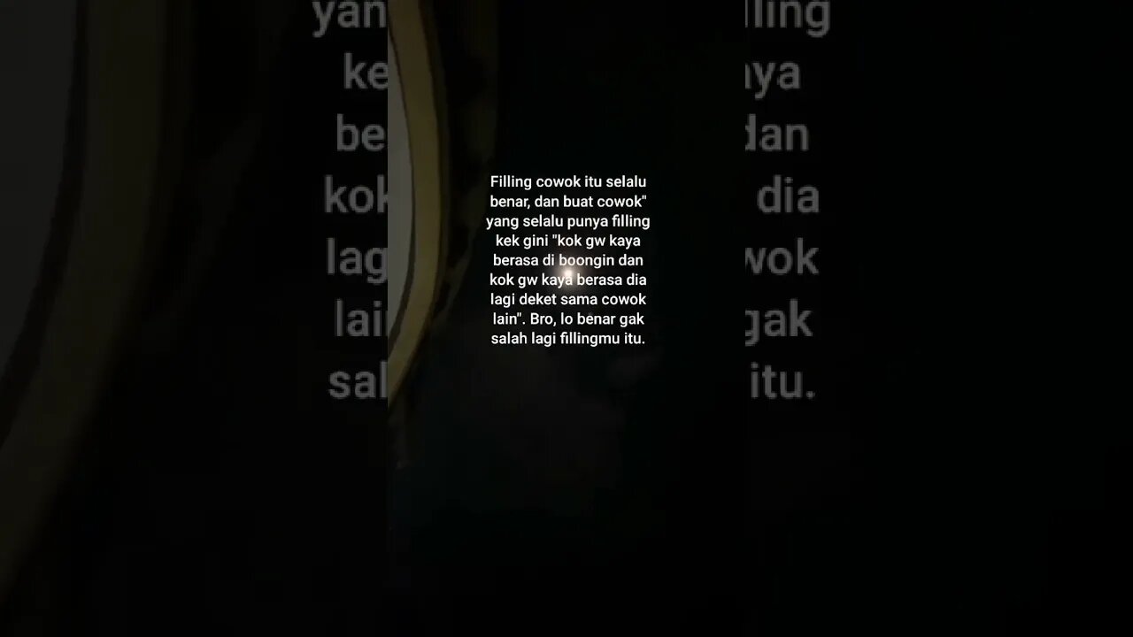 Terkadang pura2 gk tau itu lebih baik🙂 #story #storywa #shorts