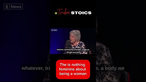 “There's nothing feminine about being a woman” says Germaine Greer #redpill