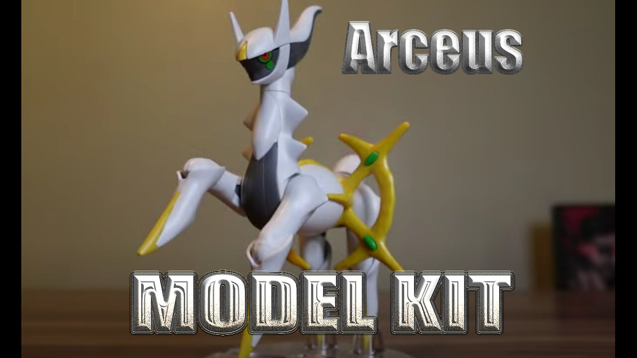 ASMR Unboxing: Model Kits Pokémon Arceus