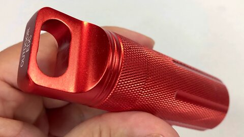 Outdoor Waterproof Anodized Aluminum EDC Match Case Capsule Bottle by ALTTIMERY review