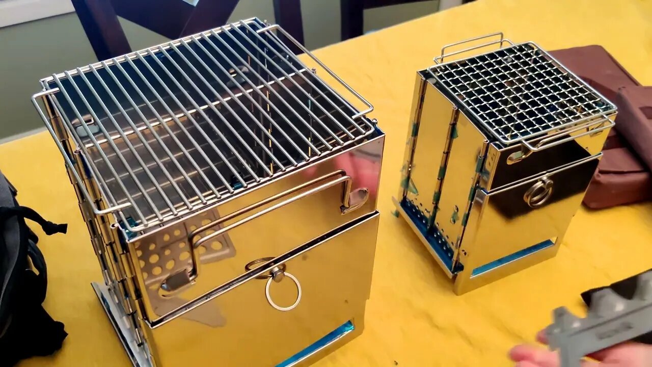 Chinese folding stove and Titanium wood stove