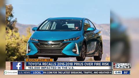 Toyota recalling Prius vehicles