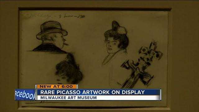 Rare picasso Artwork on display at Milwaukee Art Museum