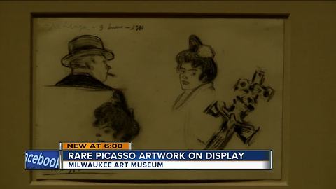 Rare picasso Artwork on display at Milwaukee Art Museum