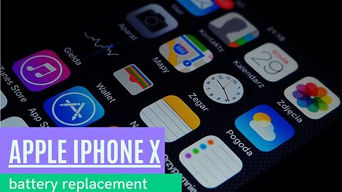 Apple Iphone X, battery repair, replacement, repair video